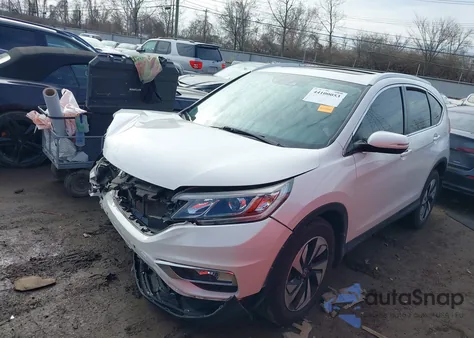 2016 Honda Cr-V Touring из США, поврежденный, VIN 5J6RM4H98GL090586